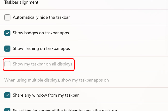 How to move Taskbar to another screen Picture 2