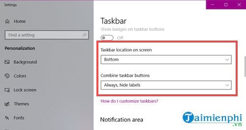 Picture 3 of How to move the Taskbar to the top, right, or left