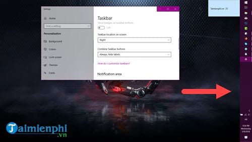 Picture 6 of How to move the Taskbar to the top, right, or left
