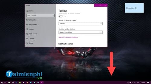 Picture 8 of How to move the Taskbar to the top, right, or left