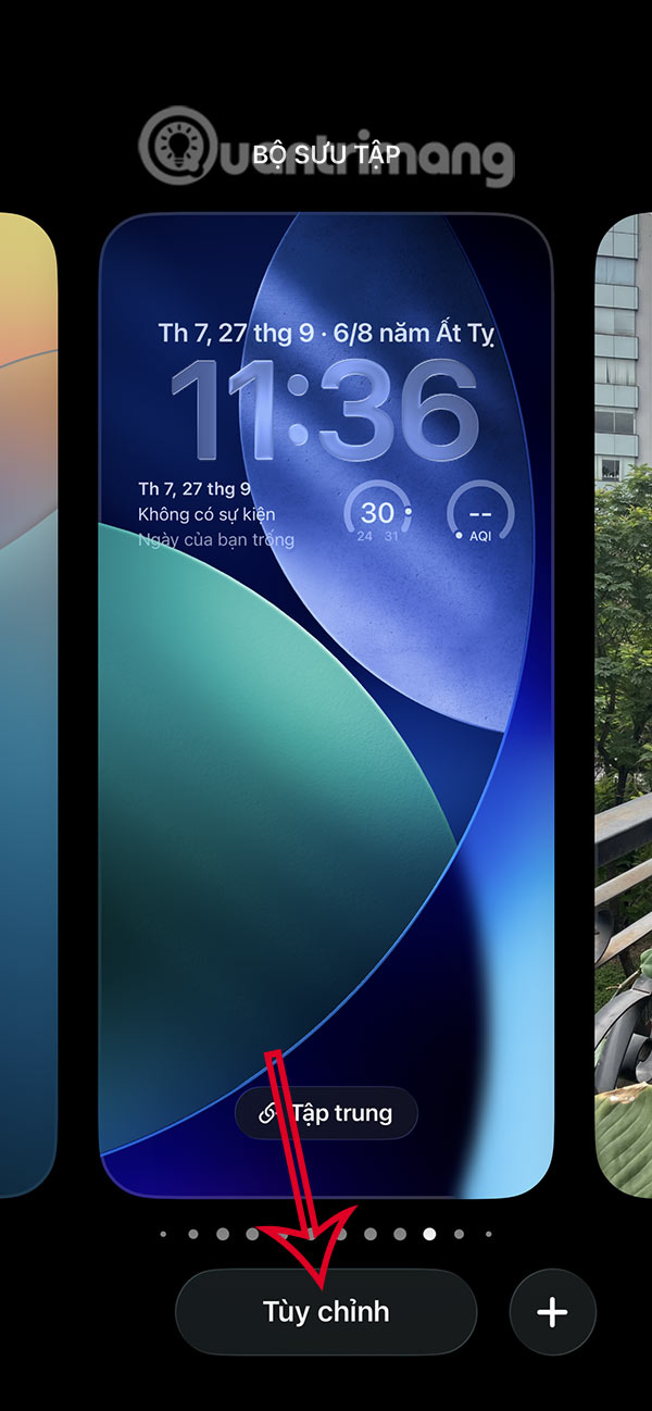 How to move widgets below iPhone lock screen Picture 2