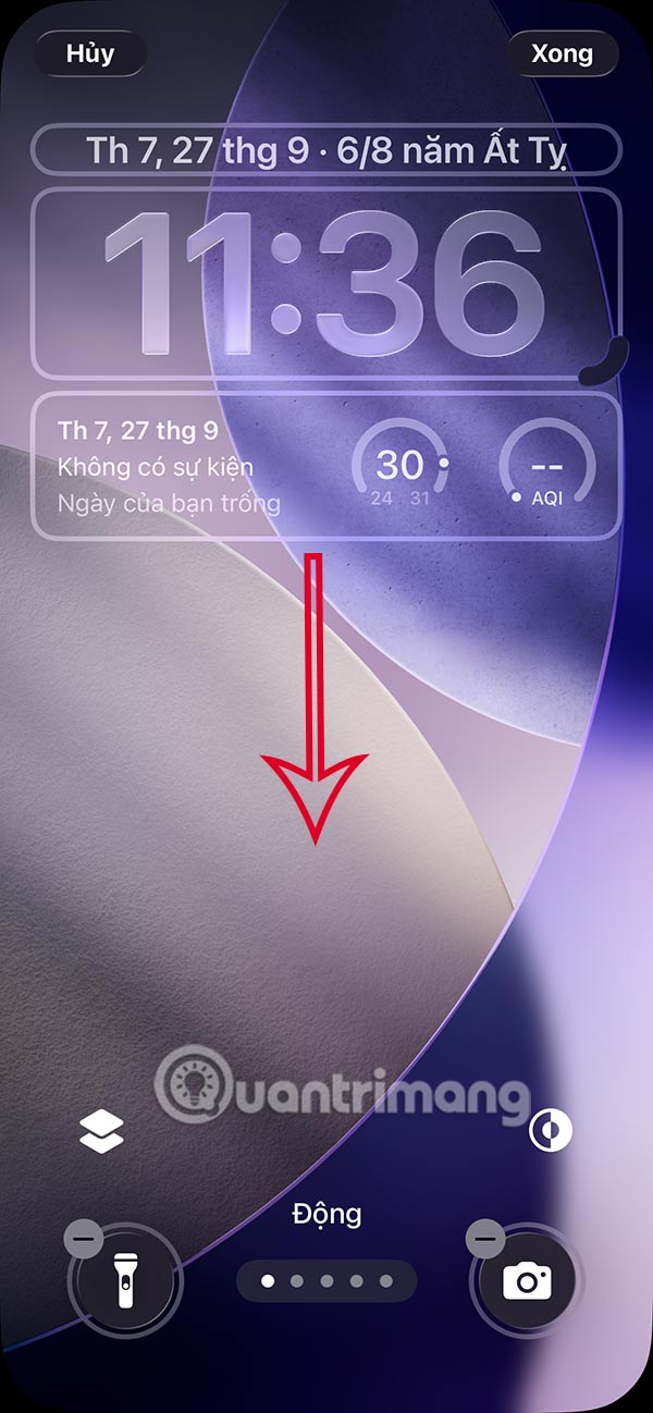 How to move widgets below iPhone lock screen Picture 3