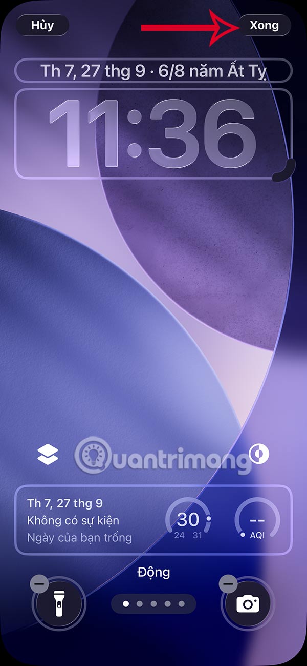 How to move widgets below iPhone lock screen Picture 4