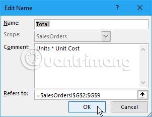 How to name an Excel cell or data area - Define Name feature on Excel Picture 14