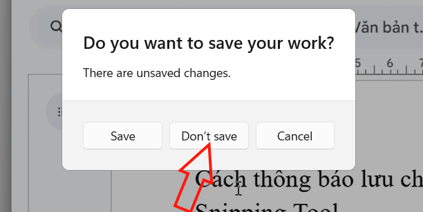 How to notify save edits of Snipping Tool screen recording video Picture 4