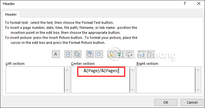 How to number pages in Excel very quickly and easily Picture 11