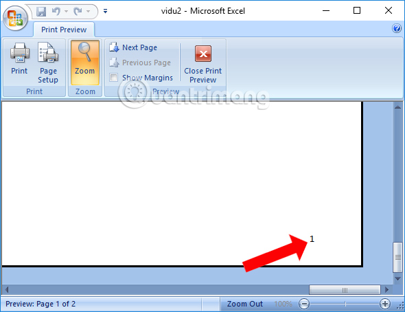 How to number pages in Excel very quickly and easily Picture 6