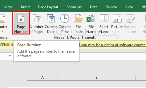 How to number pages in Excel very quickly and easily Picture 9