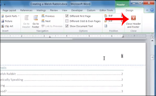 How to number pages in Word 2010 - Automatic page numbering in Word Picture 7