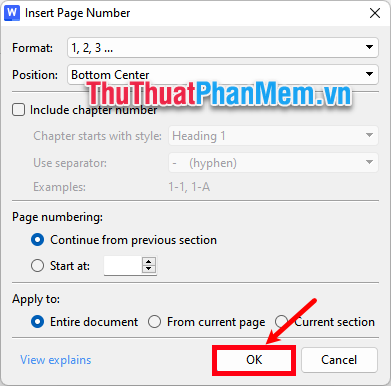 How to number pages in WPS Office Picture 8