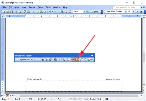 Picture 19 of How to number pages starting from any page in Word