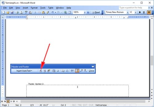 Picture 23 of How to number pages starting from any page in Word