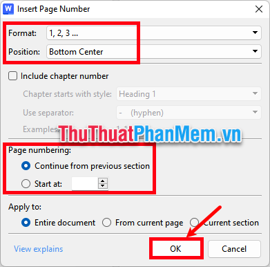 How to number pages without first page in WPS Office Picture 8