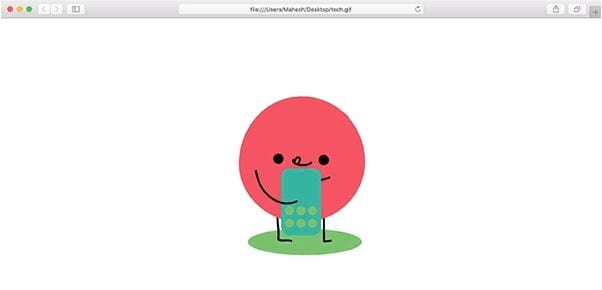 How to open and view GIF images and animations on Mac Picture 2