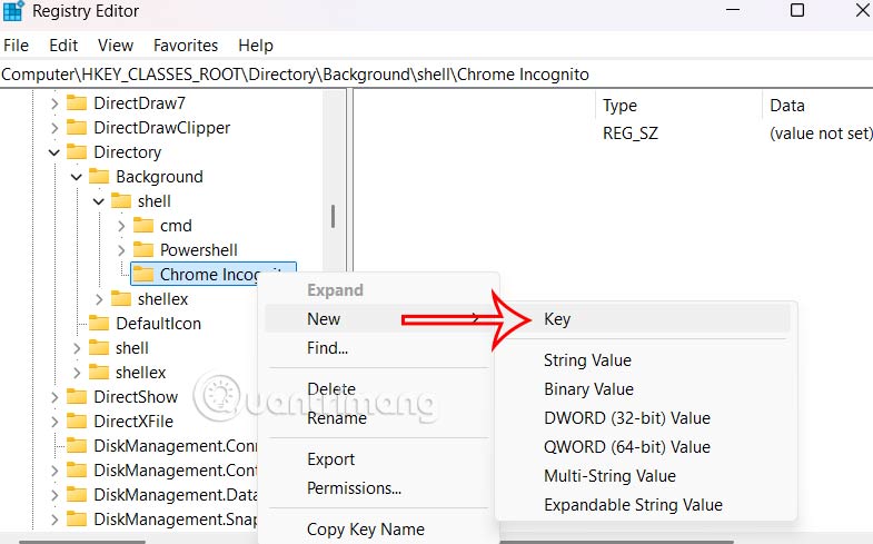 How to open Chrome incognito from Windows 11 right-click menu Picture 4