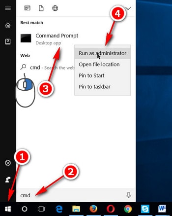 Picture 6 of How to open Command Prompt on Windows 10, Access Command Prompt on Windows 10