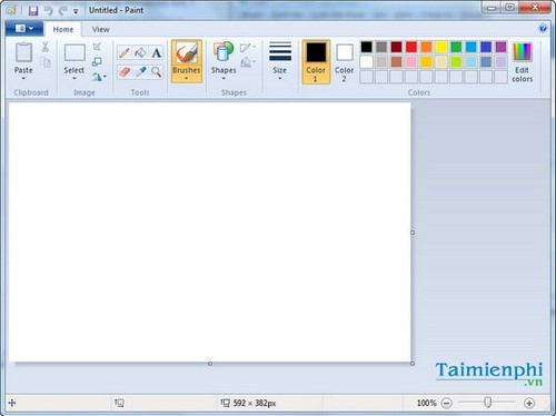 How to open Paint on Windows 10, 8, 7, open the Paint tool Picture 13