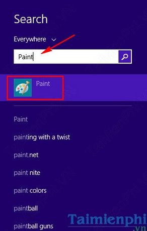 How to open Paint on Windows 10, 8, 7, open the Paint tool Picture 5