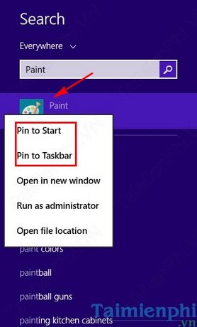 How to open Paint on Windows 10, 8, 7, open the Paint tool Picture 6