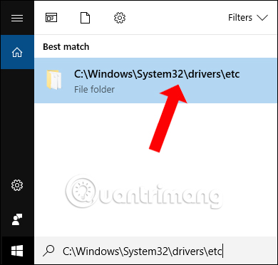 How to open the hosts file on Windows - The hosts file stores the device's IP information Picture 2
