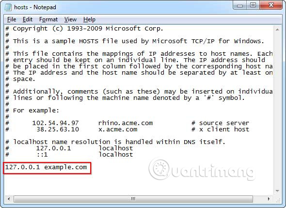 How to open the hosts file on Windows - The hosts file stores the device's IP information Picture 5