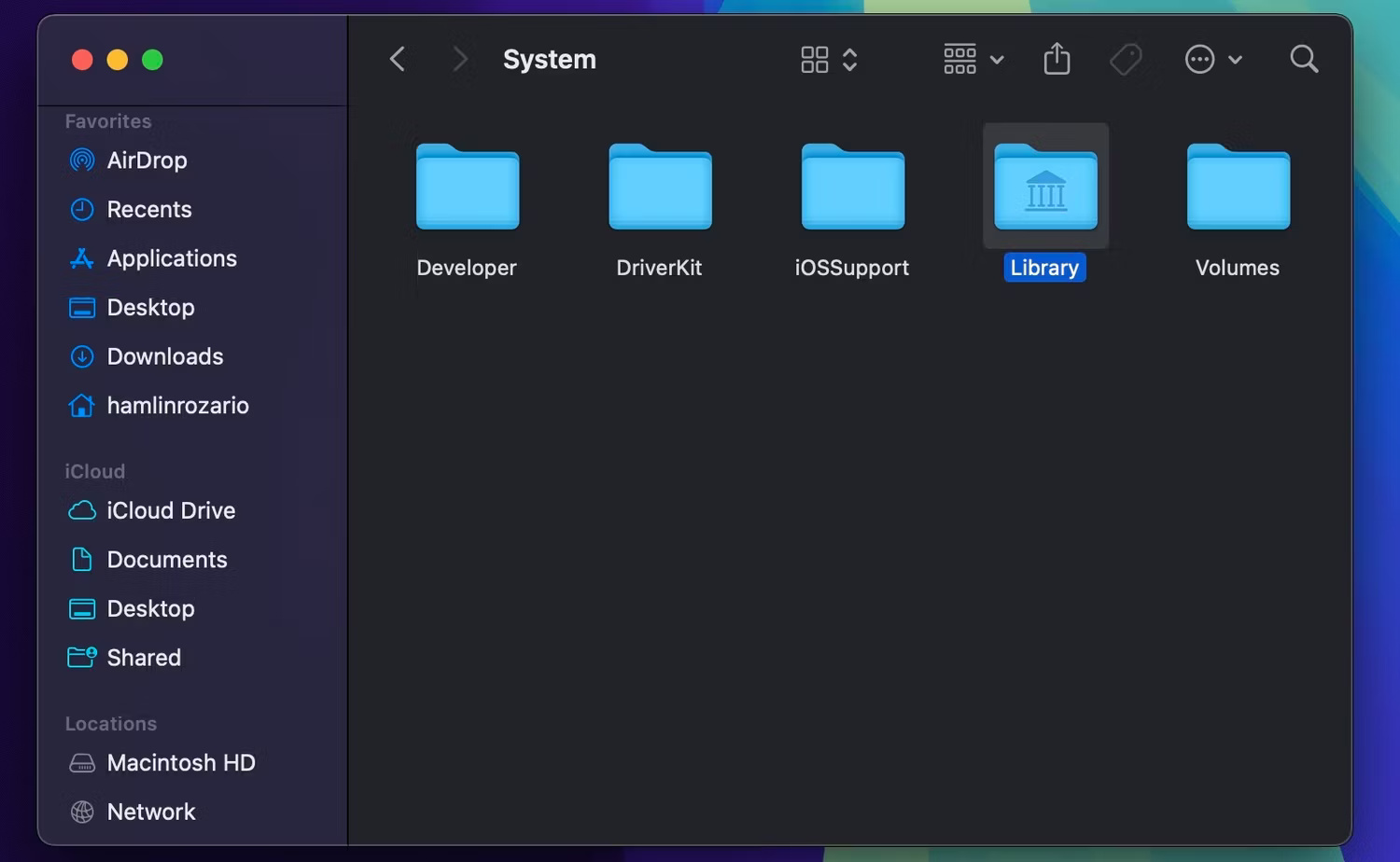 How to open the Library folder on Mac Picture 5