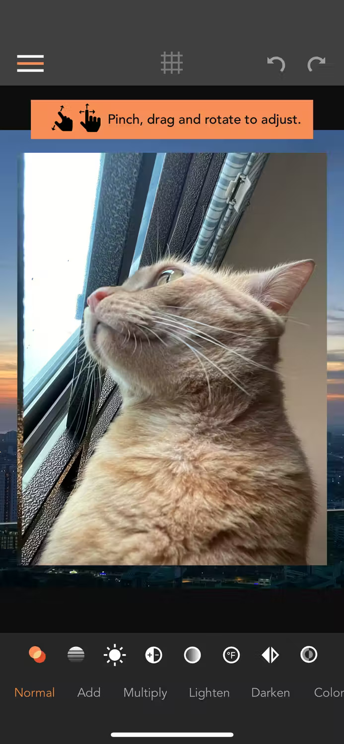 How to overlay and combine two images on iPhone Picture 15