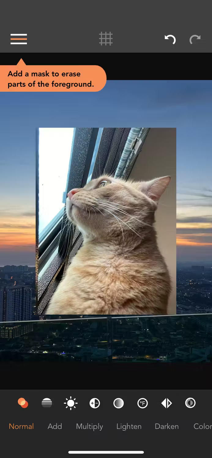 How to overlay and combine two images on iPhone Picture 16