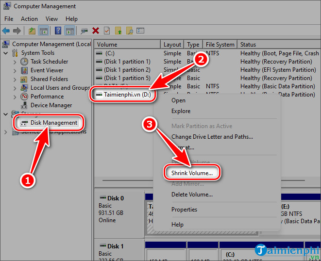 Picture 2 of How to partition a hard drive on Windows 11 without losing data, safely.