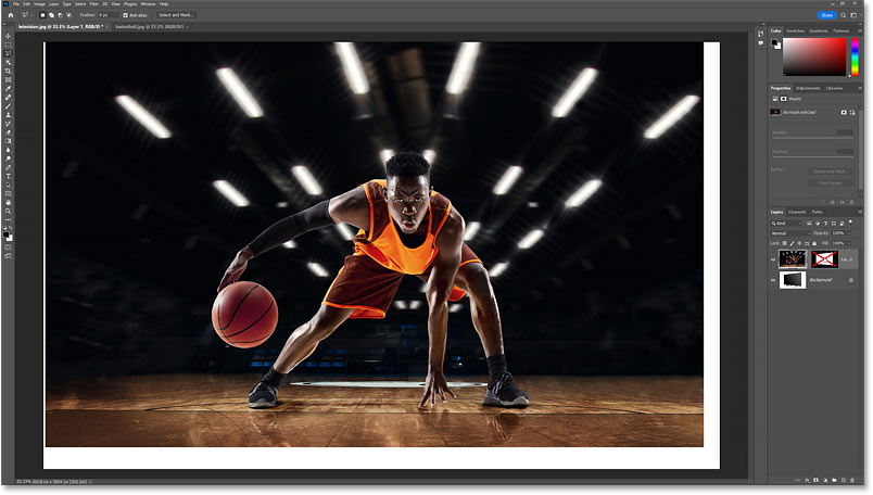 How to Paste an Image into a Selection in Photoshop Picture 13