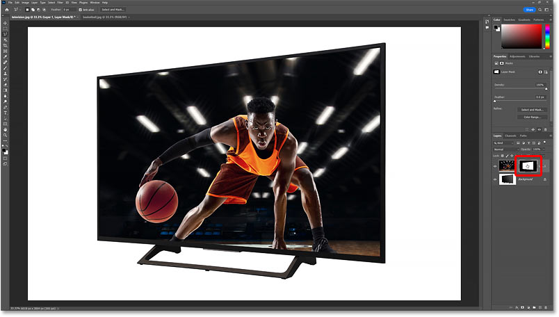 How to Paste an Image into a Selection in Photoshop Picture 14