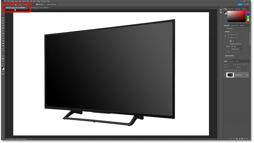 How to Paste an Image into a Selection in Photoshop Picture 8