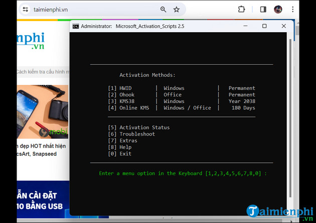 How to permanently Active Office 365 using CMD without software Picture 5