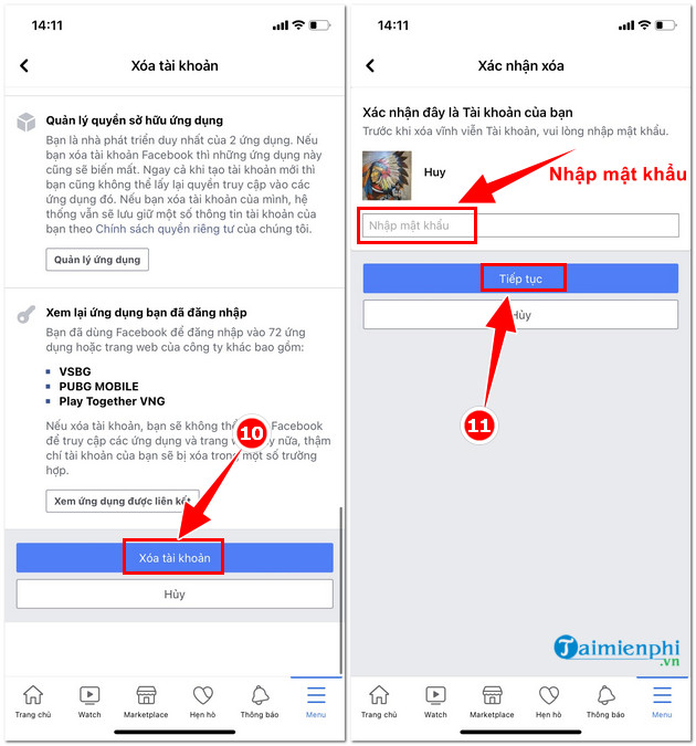How to permanently delete Facebook account on phone and PC Picture 12