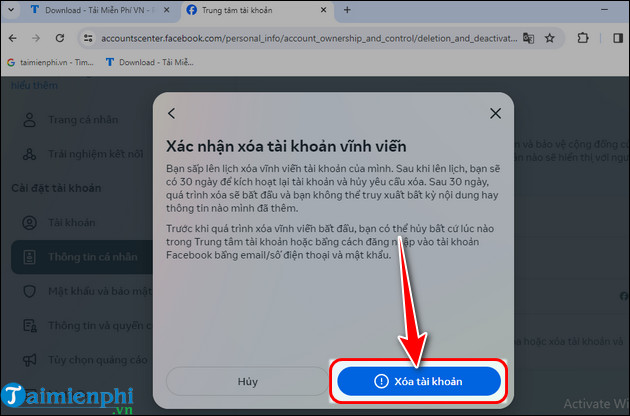 How to permanently delete Facebook account on phone and PC Picture 7