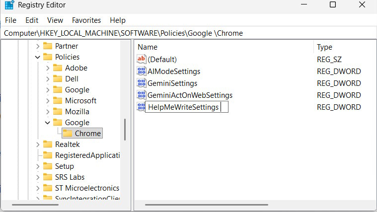 How to permanently disable AI on Google Chrome Picture 13