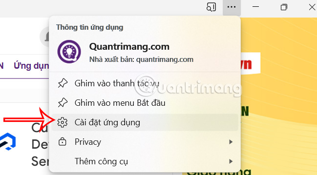 How to pin websites on Edge to the Taskbar Picture 10