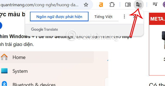 How to pin Google Translate to Chrome toolbar Picture 6