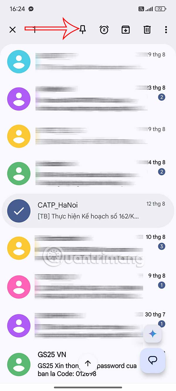 How to pin messages on Android phones Picture 1