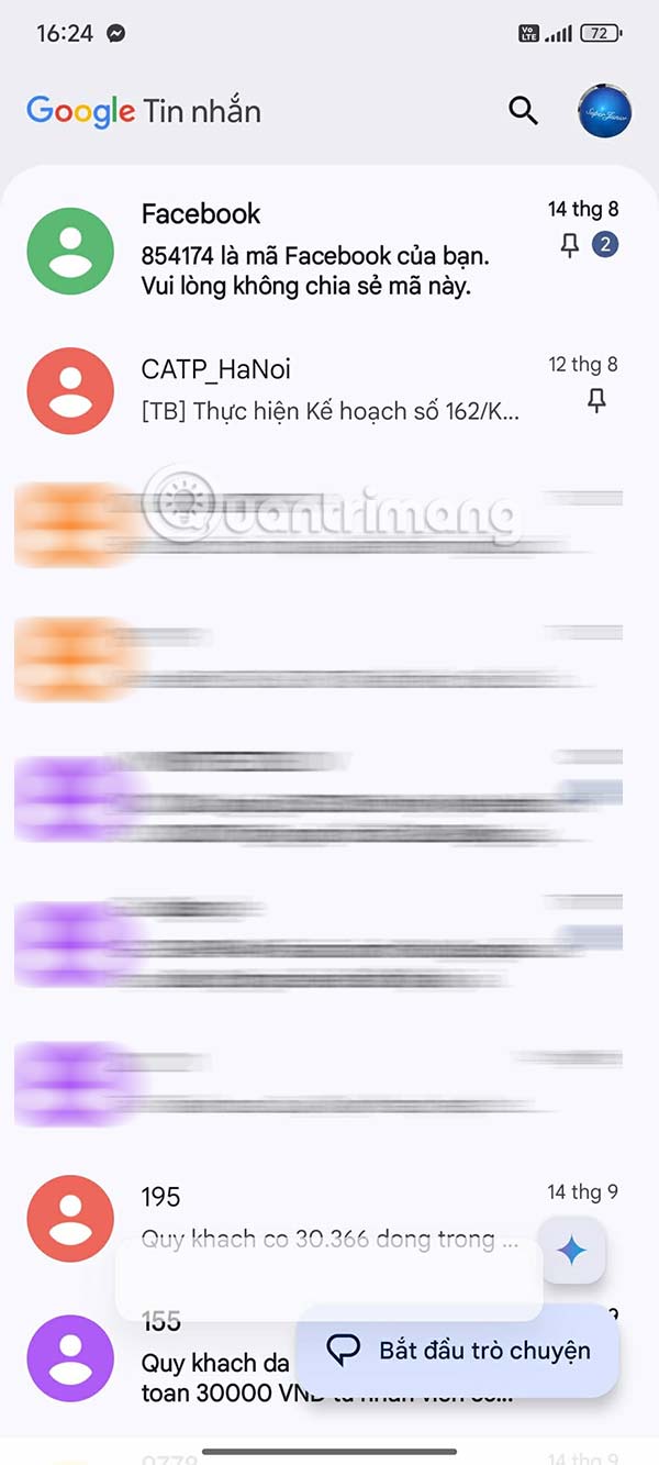 How to pin messages on Android phones Picture 3