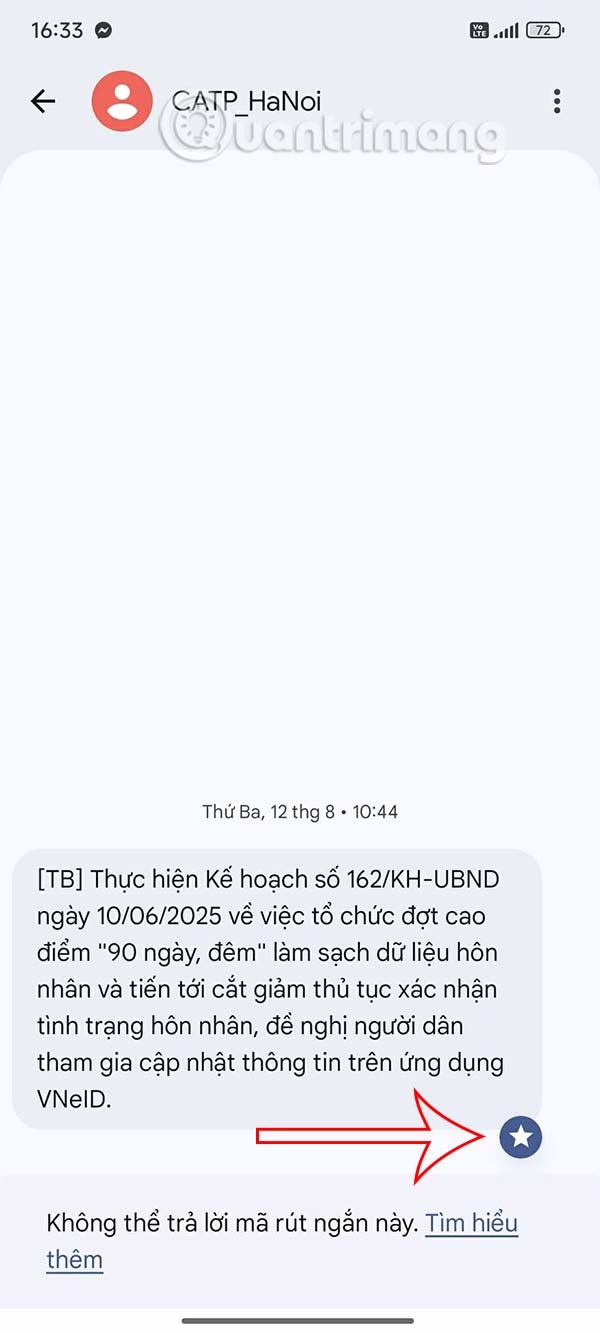 How to pin messages on Android phones Picture 6