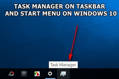 Picture 1 of How to pin Task Manager to the Taskbar and Start Menu on Windows 10
