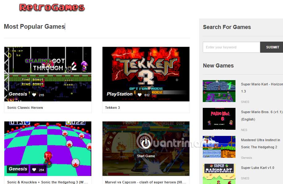 Instructions for playing classic Arcade games on computer Picture 4