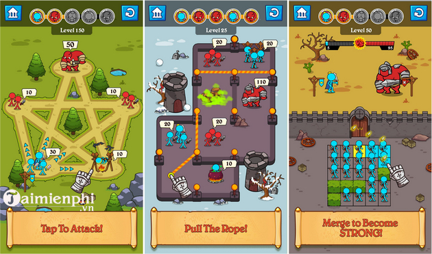 How to play Stick Clash game to pass all levels and win Picture 2