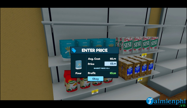 How to play Supermarket Simulator to increase sales and profits Picture 1