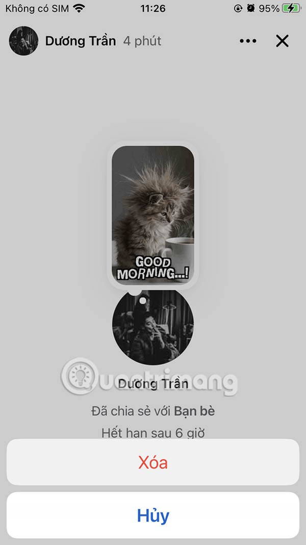 How to post GIF in Messenger notes Picture 7
