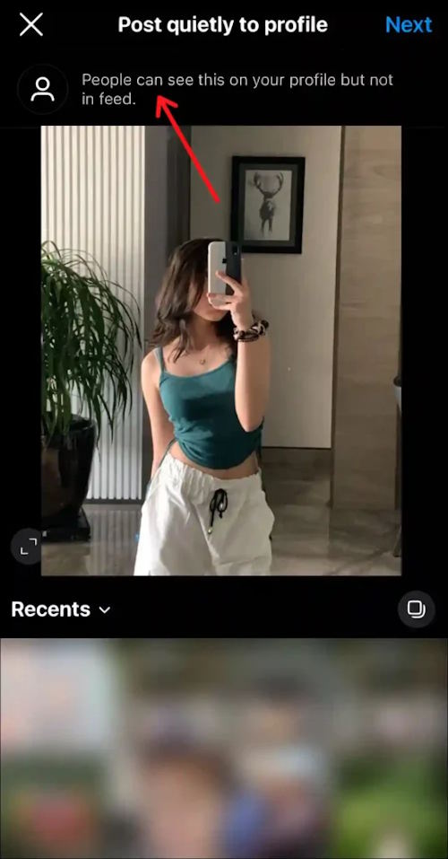 How to post on Instagram without sending notifications to friends Picture 2