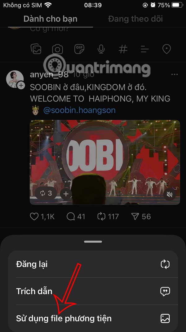 How to post photos and videos from other accounts on Threads Picture 2