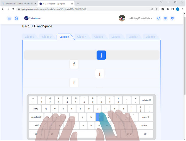 Picture 11 of How to practice 10-finger typing online