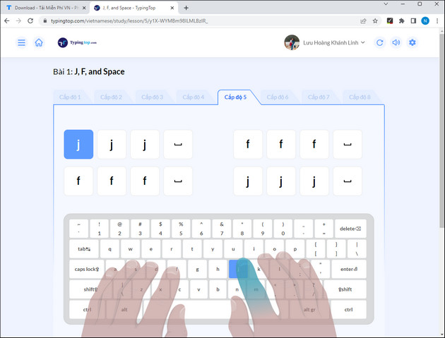 Picture 12 of How to practice 10-finger typing online